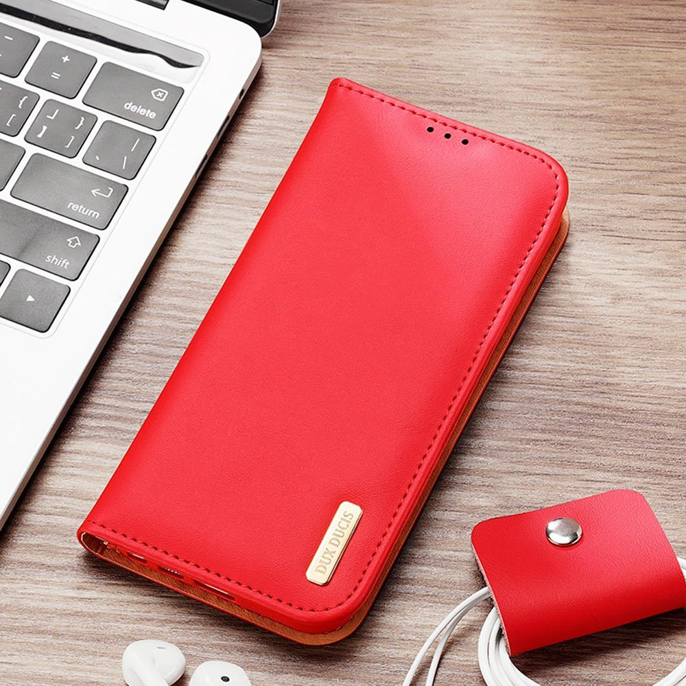 Samsung Galaxy S23 DUX DUCIS Hivo Series Flip Case - Red