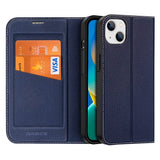 DUX DUCIS iPhone 14 Skin X2 Premium Wallet Case - Blue