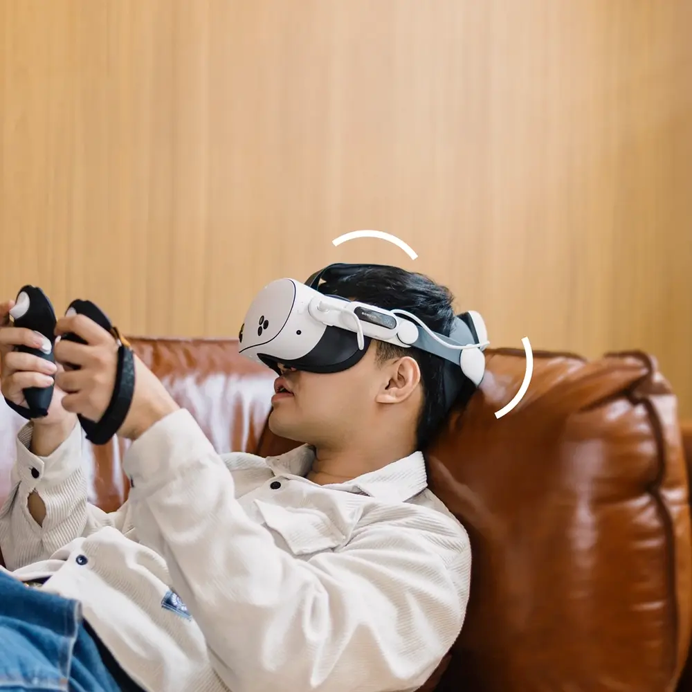 BOBOVR E3 Pro Battery Strap for Meta Quest 3 / 3S - Black / White
