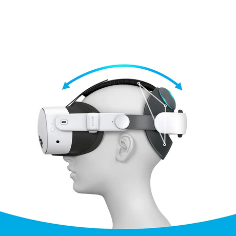 BOBOVR E3 Head Strap for Meta Quest 3 / 3S - Black / White