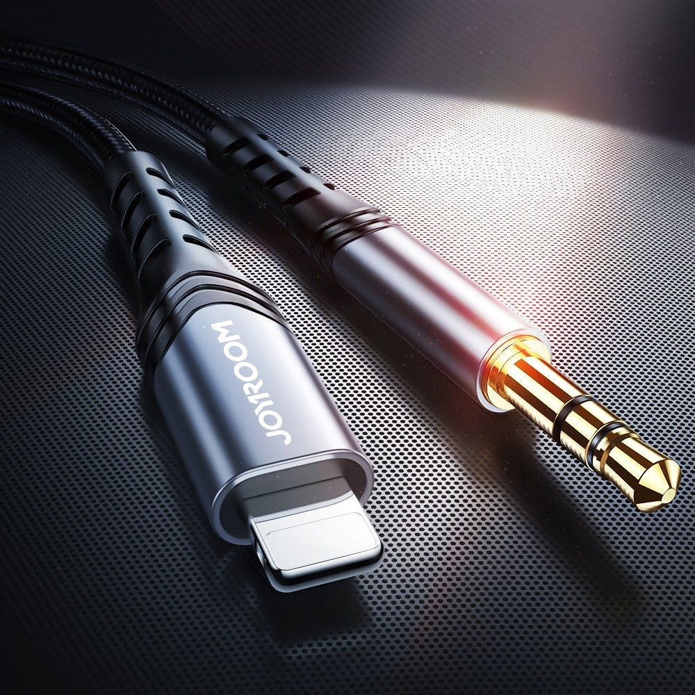 Joyroom 1m. Lightning to 3.5mm Jack-Plug Audio Cable - Black