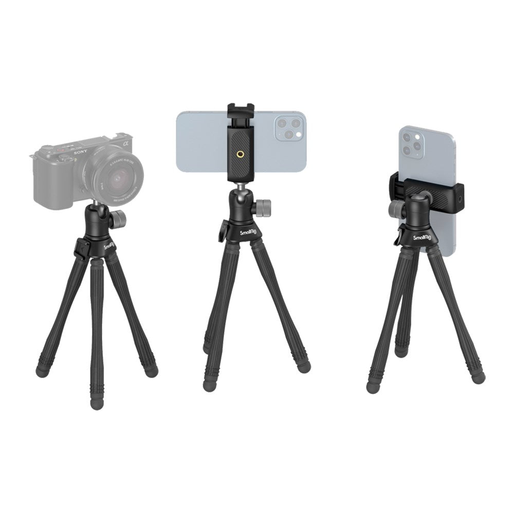 SmallRig 3446 Mini Tripod BT-15 w. Flexible Legs - Black