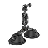 SmallRig 3566 Universal Action Camera Mount w. Dual Suction Cups - Black