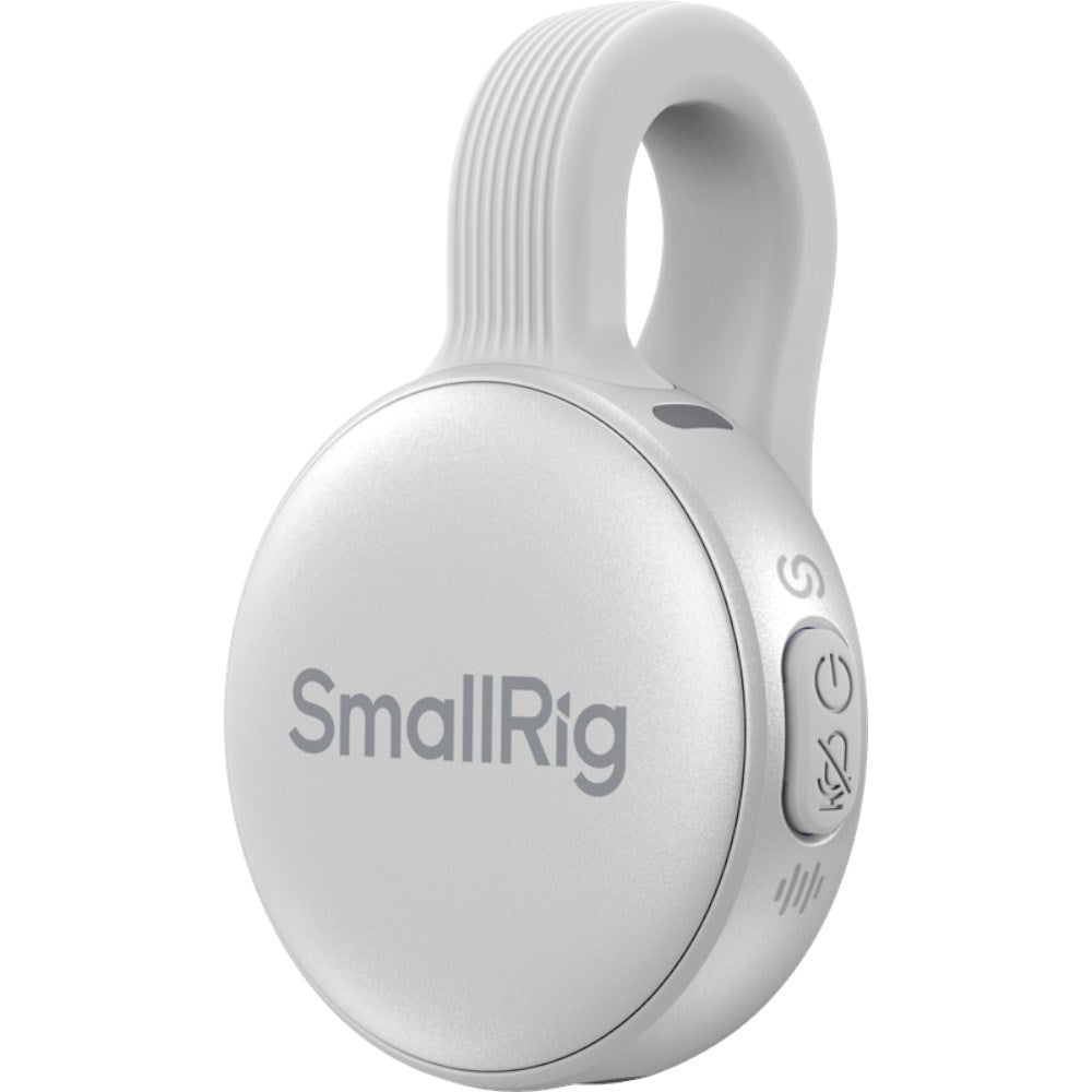 SmallRig 5719 Wireless Microphone with USB-C Adapter - White
