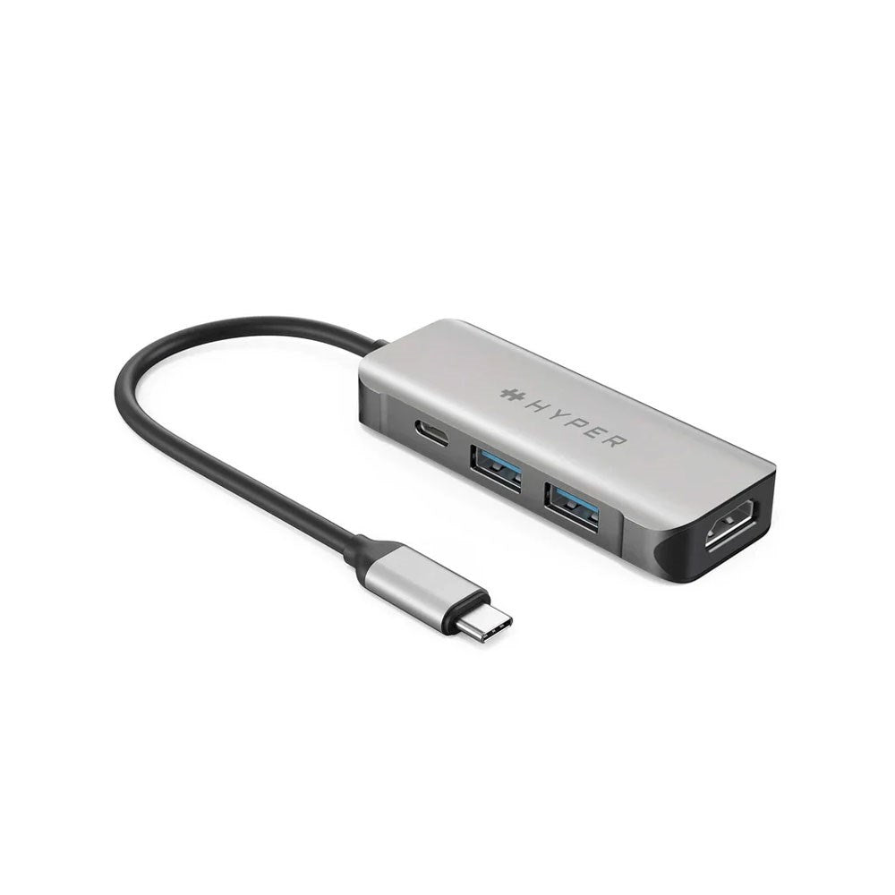 Hyper HyperDrive 100W 4-in-1 USB-C Hub - Grey