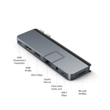 Hyper HyperDrive Duo Pro 100W 7-in-2 USB-C Hub - Grey