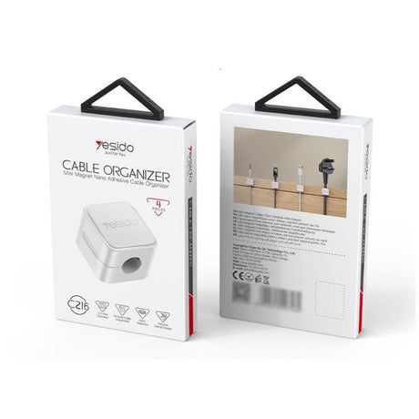 Yesido C216 Cable Organizer - 4 pcs. - White