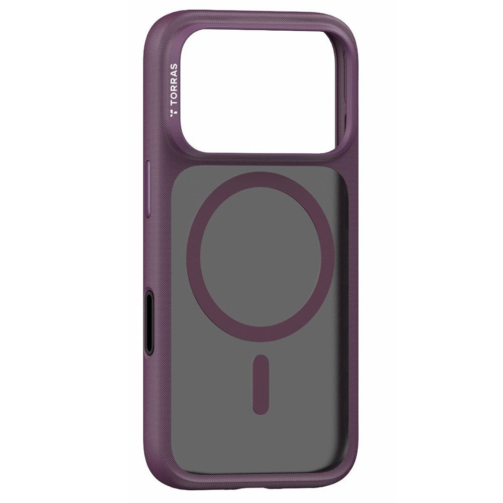 iPhone 18 Pro / 17 Pro TORRAS Guardian Mag Case - MagSafe Compatible - Purple