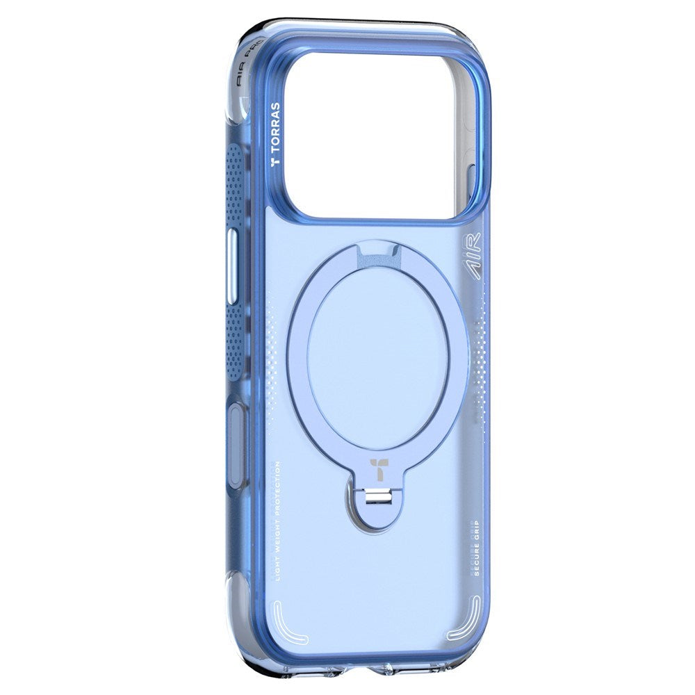 iPhone 18 Pro / 17 Pro TORRAS Ostand Q3 Air Case - MagSafe Compatible - Blue