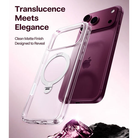 iPhone 18 Pro Max / 17 Pro Max TORRAS Ostand Q3 Spin Case - MagSafe Compatible - Transparent