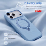 iPhone 18 Pro Max / 17 Pro Max TORRAS Ostand Q3 Wind Case - MagSafe Compatible - Blue