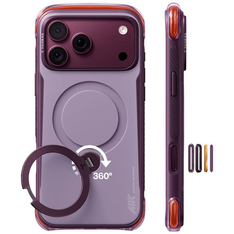 iPhone 18 Pro Max / 17 Pro Max TORRAS Ostand Q3 Air Case - MagSafe Compatible - Purple