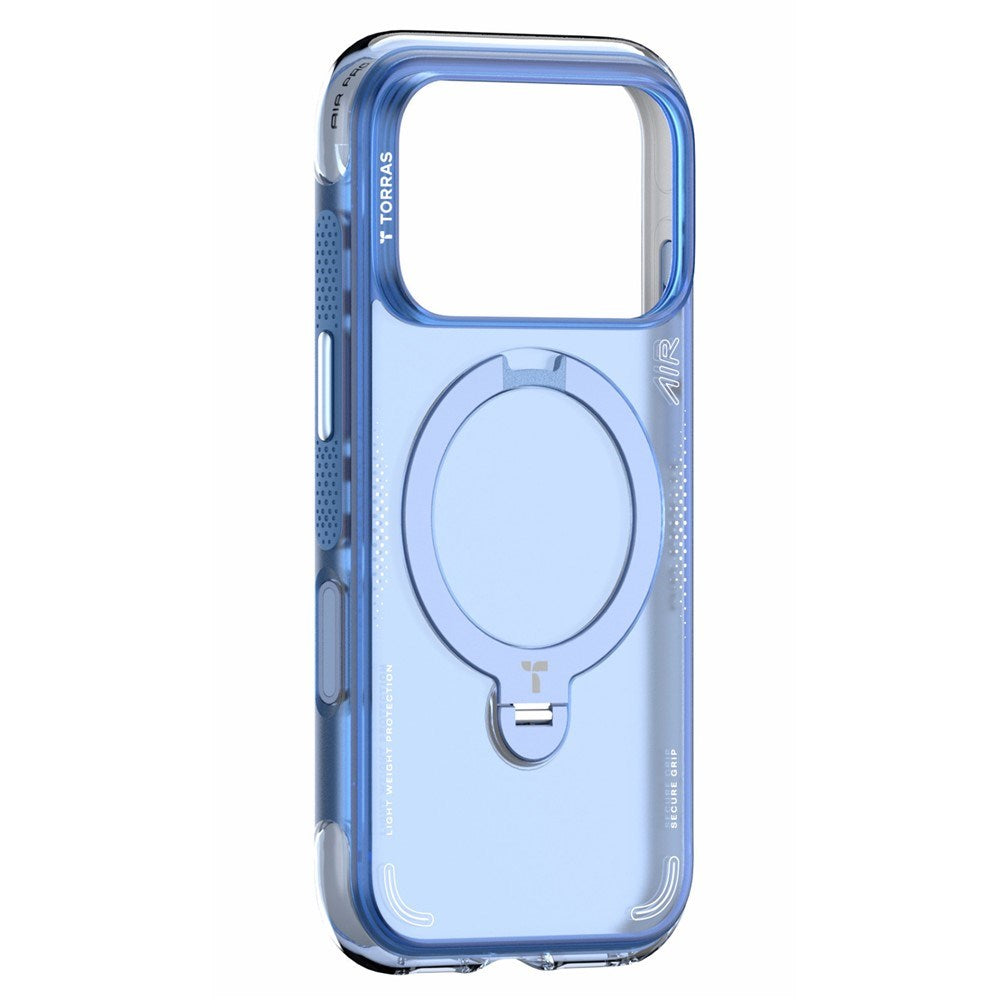 iPhone 18 Pro Max / 17 Pro Max TORRAS Ostand Q3 Air Case - MagSafe Compatible - Blue