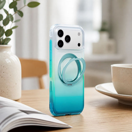 iPhone 18 Pro Max / 17 Pro Max TORRAS O3 Air Gradient Case - MagSafe Compatible - Green / Blue
