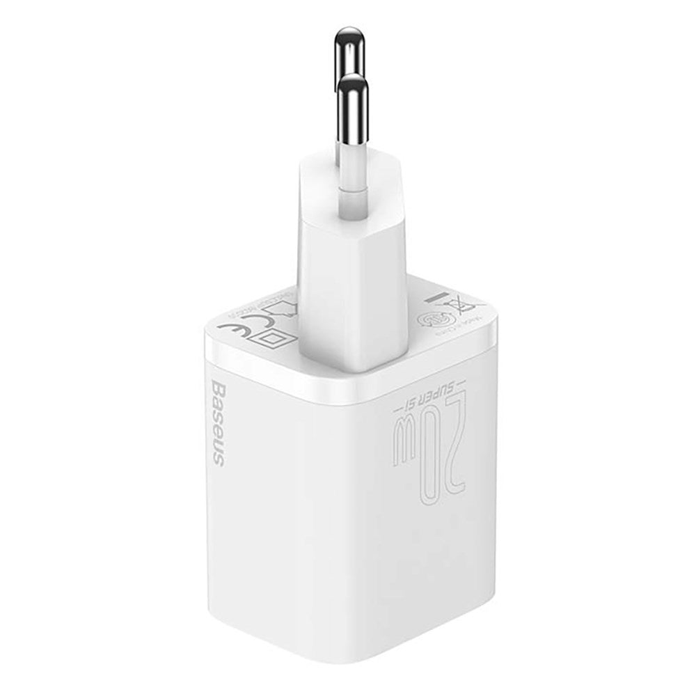 Baseus Super Si 20W Wall Charger USB-C Quick Charge - White