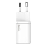 Baseus Super Si 20W Wall Charger USB-C Quick Charge - White