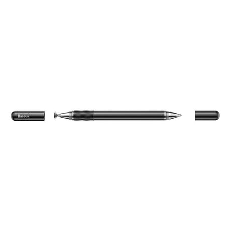 Baseus Double-Sided Stylus Pen for Mobile / Tablet with Ballpoint Pen - Black