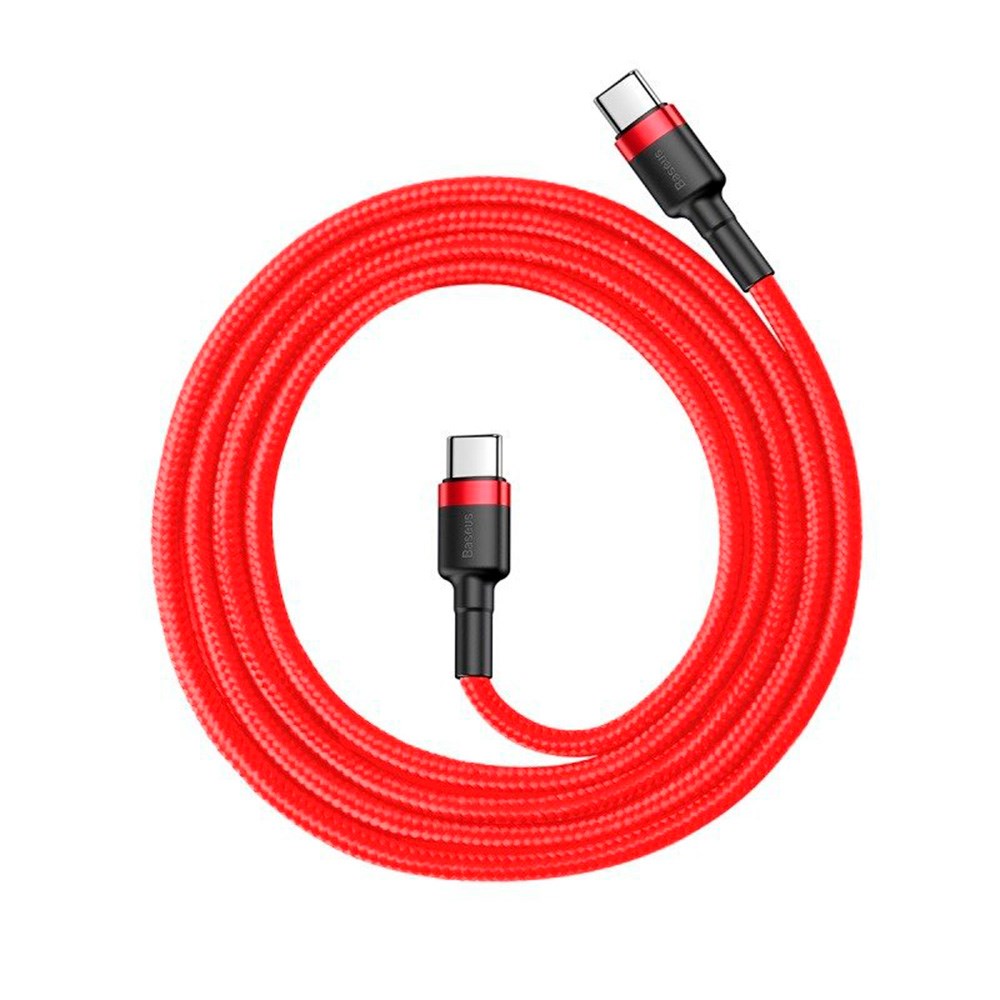 Baseus Cafule 60W USB-C to USB-C Cable - 1 Meter - Red