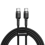 Baseus USB-C To USB-C PD (3A/60W) - USB-C 2.0 Cable 200cm - Black