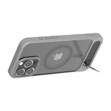 TORRAS iPhone 16 Pro Max Pstand Hybrid Case with Stand Function - MagSafe Compatible - Grey