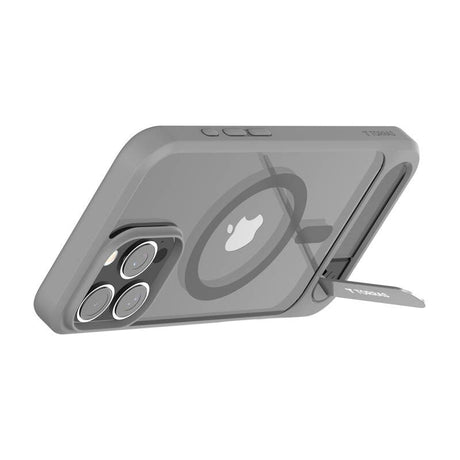 TORRAS iPhone 16 Pro Max Pstand Hybrid Case with Stand Function - MagSafe Compatible - Grey
