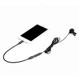 BOYA BY-M2 Digital Lavaliere Clip-On Microphone - Black