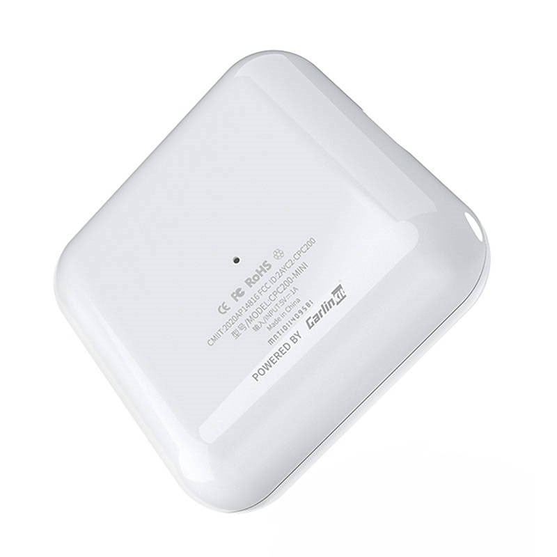 Carlinkit U2W MINI Wireless Adapter for Apple CarPlay - White