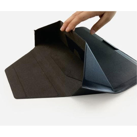 MOFT Faux Leather Laptop Sleeve & Stand - 15-16" - Black