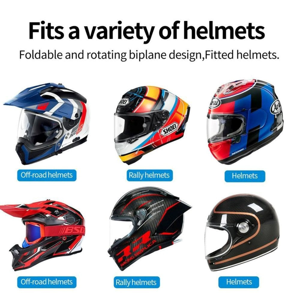 TELESIN Helmet Mount for Action Camera - Black / Grey