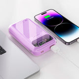 Acefast Sparkling Series Powerbank with USB-A & USB-C 30W - 20,000 mAh - Pink