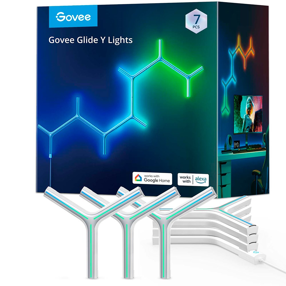 Govee Y Shape Light Panels 7 pcs. - White