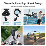 TELESIN Bicycle Frame Mount for Action Camera - Black