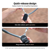 TELESIN Magnetic Neck Strap for Smartphone - MagSafe Compatible - Grey