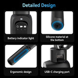 TELESIN 3-in-1 PowerBank Selfie Stick for GoPro Hero 9 / 10 / 11 / 12 / 13 / MAX - 5000 mAh - Black