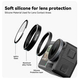TELESIN CPL+ND8/16/32 Lens Filter Kit for DJI Osmo Action 3 / 4 / 5 Pro - Transparent