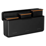 TELESIN Battery Charging Case for DJI Osmo Action 3 / 4 / 5 Pro - Black