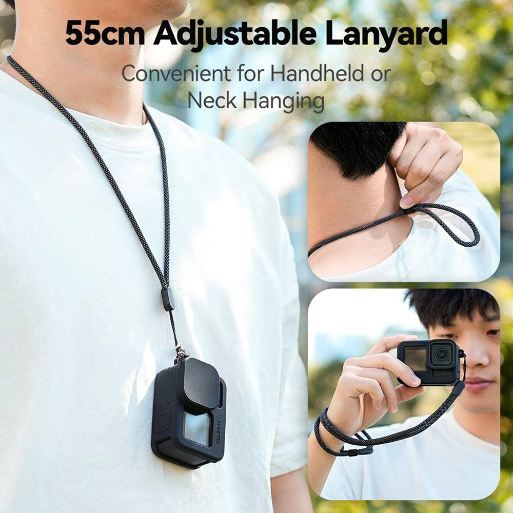 TELESIN Silicone Case for GoPro Hero 9 / 10 / 11 / 12 / 13 - Black