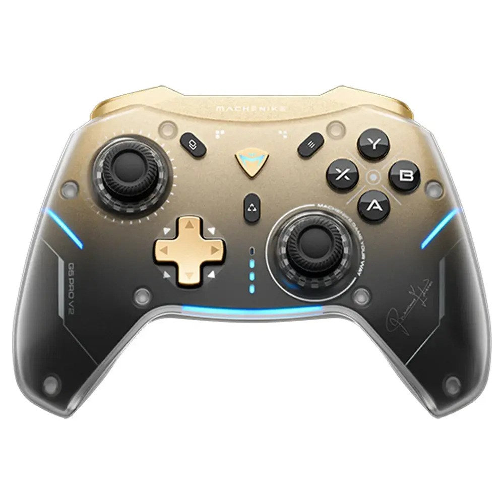Machenike G5Pro Premium Edition Wireless Controller w. Charging Dock - Black / Gold