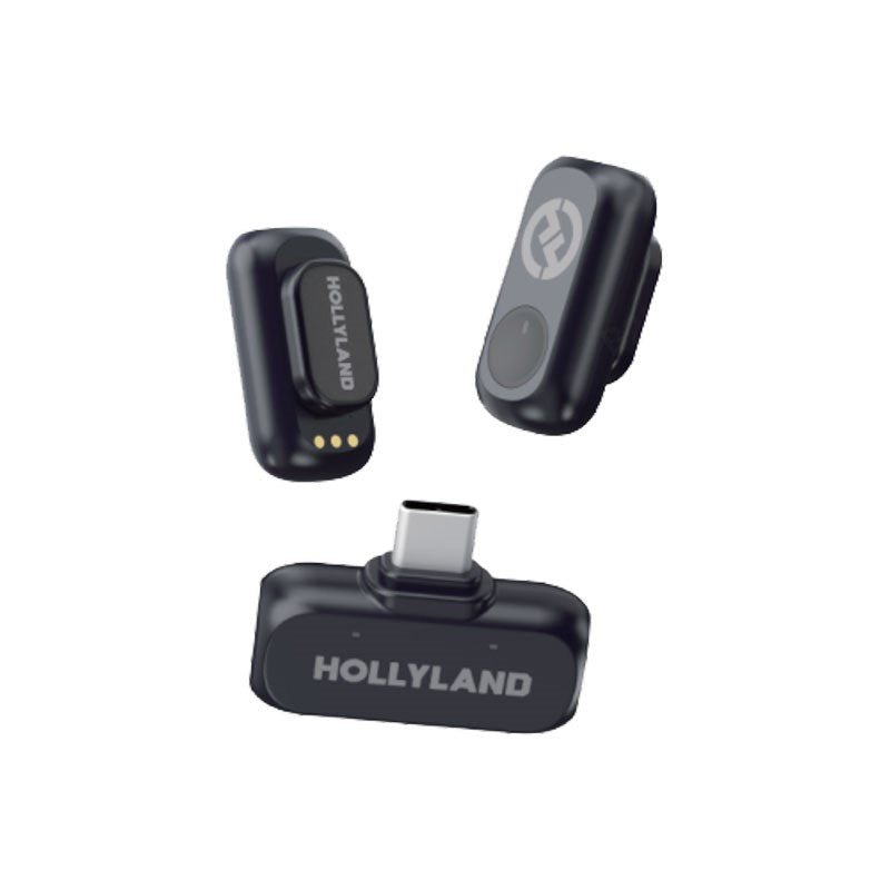Hollyland LARK A1 Mini Duo Wireless Microphone with 1 x USB-C RX - Black