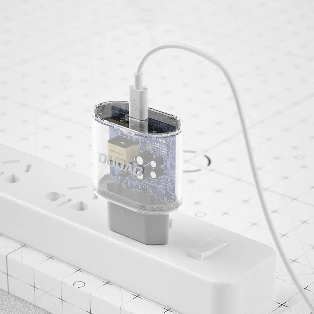 Dudao 20W PD Wall Charger USB-C incl. Cable - White