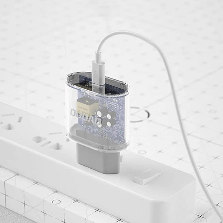 Dudao 20W PD Wall Charger USB-C incl. Cable - White