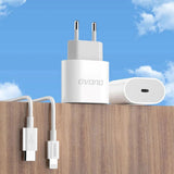 Dudao 20W PD Wall Charger USB-C incl. Cable - White