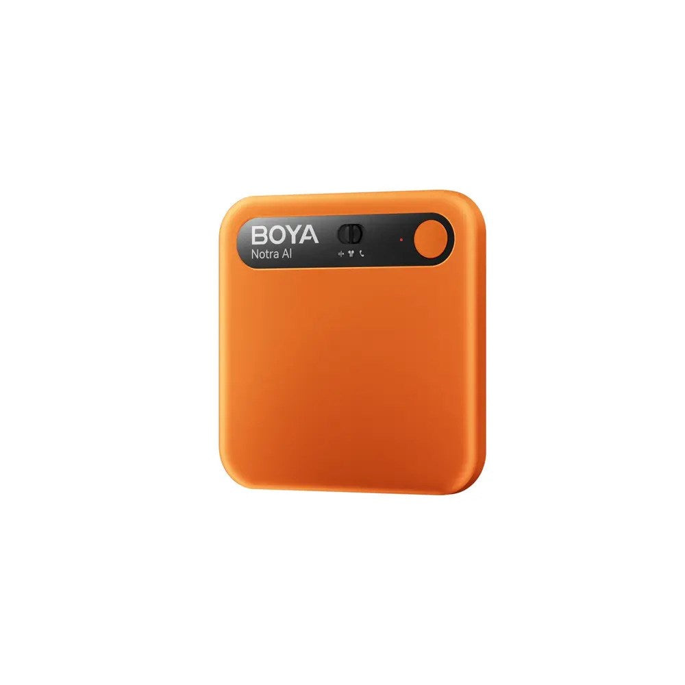 BOYA Notra Voice Recorder with AI - Orange