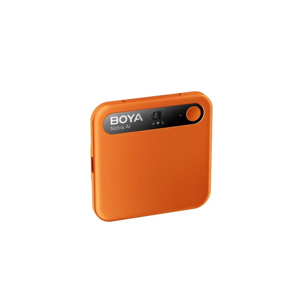 BOYA Notra Voice Recorder with AI - Orange