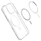 iPhone 13 Pro Spigen Ultra Hybrid Case - MagSafe Compatible - Transparent / White