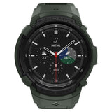 Samsung Galaxy Watch 4 Classic (46mm) SPIGEN Rugged Armor Pro Case - TPU Case incl. Strap - Green