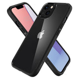 iPhone 13 Spigen Ultra Hybrid Case - Transparent / Black