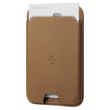 Spigen Valentinus MagSafe Compatible - Magnetic Card Holder - Brown