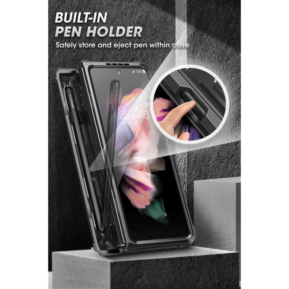 Samsung Galaxy Z Fold3 (5G) SUPCASE Unicorn Beetle Pro Case with Screen Protector - Black