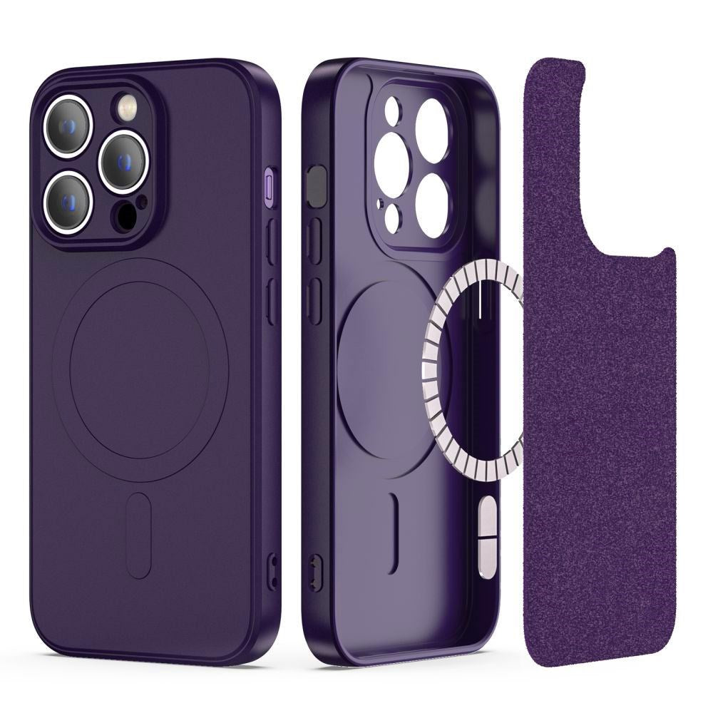 iPhone 14 Pro Tech-Protect Icon Silicone Case - MagSafe Compatible - Deep Purple